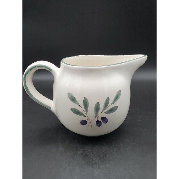Forte Braccio Ceramiche Dipinto A Mana Italy Pitcher Italian Vintage - Picture 3 of 12